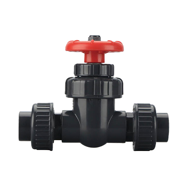 A gate valve on white background.