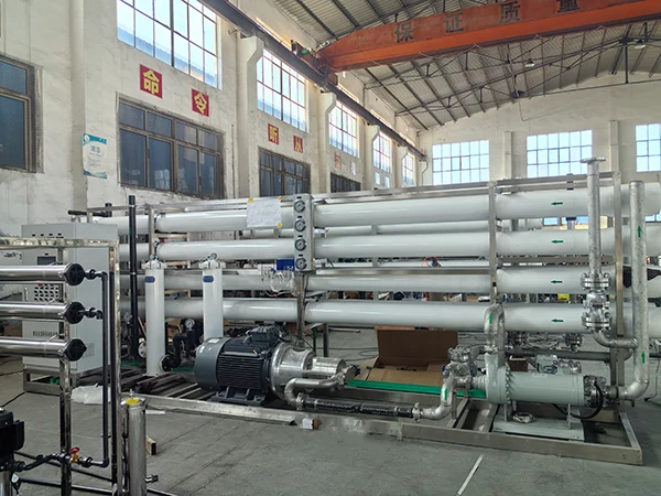 Complete large RO system after production.