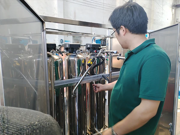 The staff is inspecting system details.