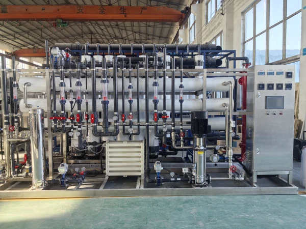 Complete RO system after production.