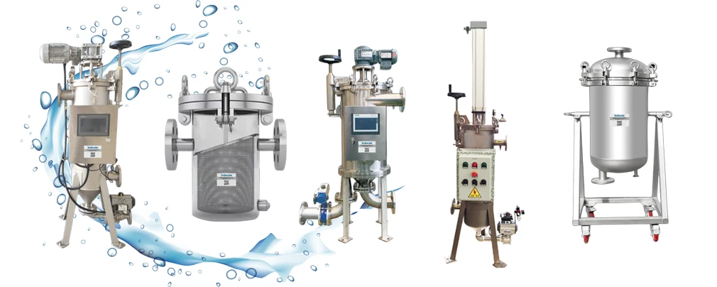 5 different types of self-cleaning filter housings