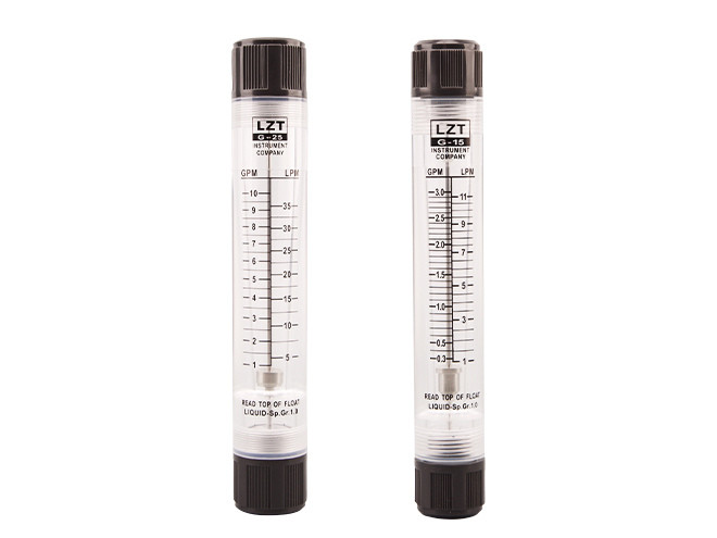 Two SF LZT-G series pipe-type flow meters