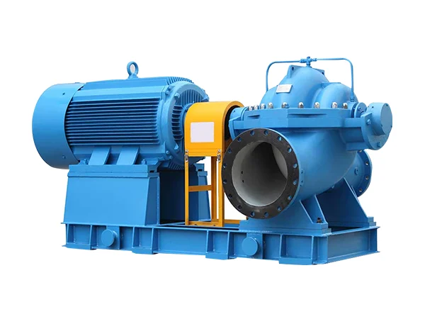 A tilted NSC series single-stage, double-suction, split-casing pump