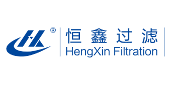 A logo of Hengxin filtration.