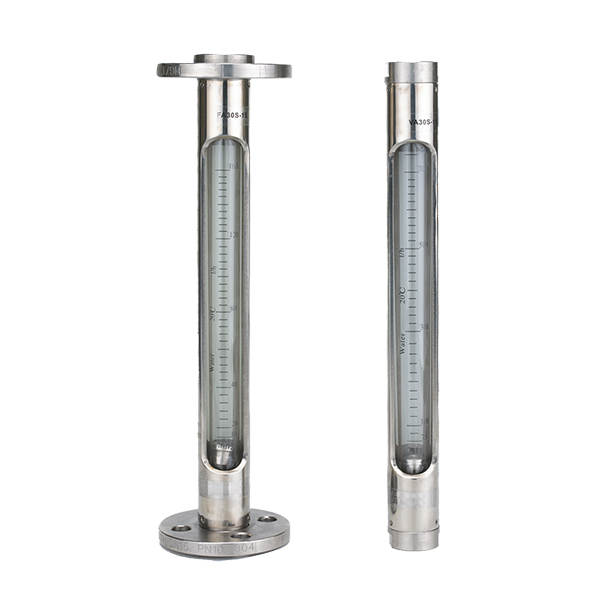 Two SR LZB-30S series glass tube rotameters.