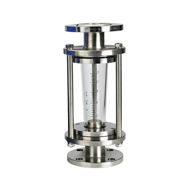 A SR LZB-FA100 series glass tube rotameters.