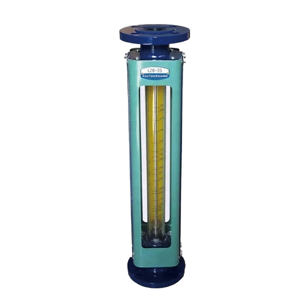 A SR LZB-standard type glass tube rotameter.