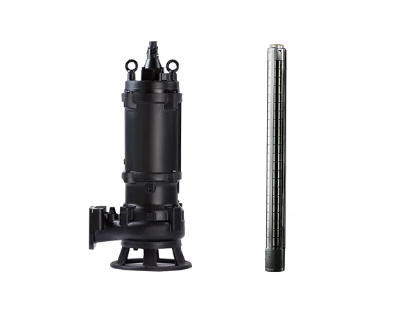 2 different types of submersible pumps