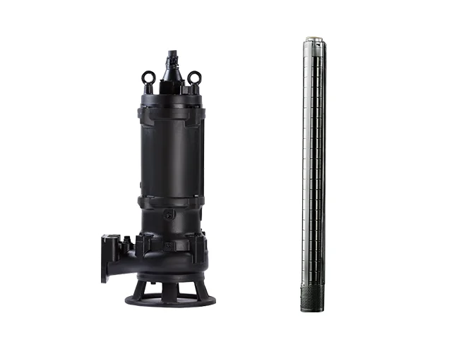 2 different types of submersible pumps