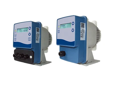 2 different models of the Tekba series SEKO electromagnetic diaphragm dosing pump