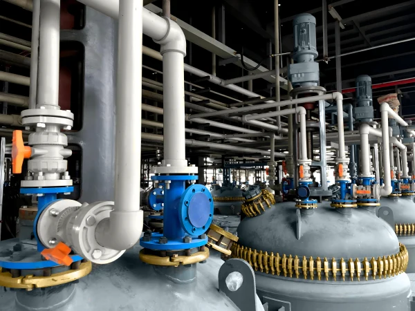 The operational site of multiple thermoplastic valves