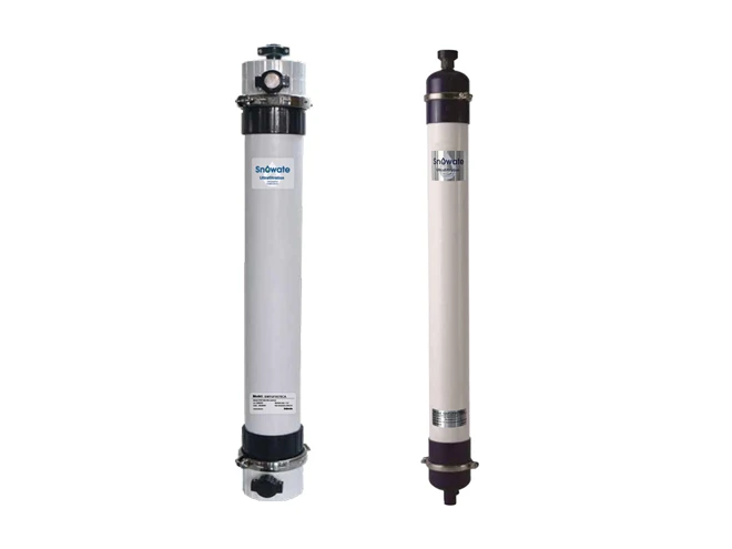 Two DOW series UF membranes