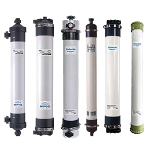 Six ultra filtration membranes.