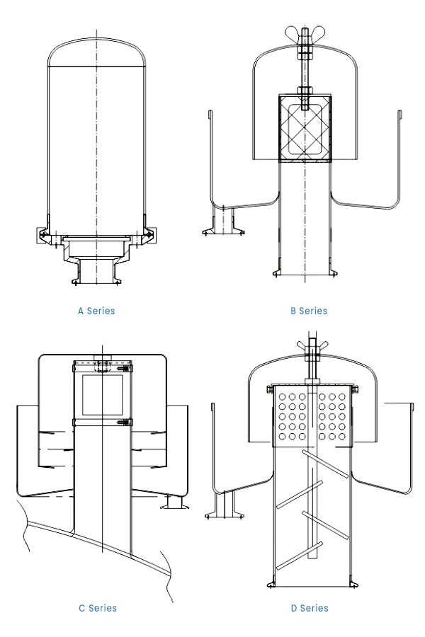 Annotated vent housing drawing