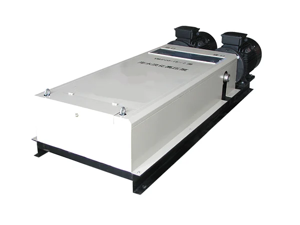 A tilted seawater desalination high-pressure pump