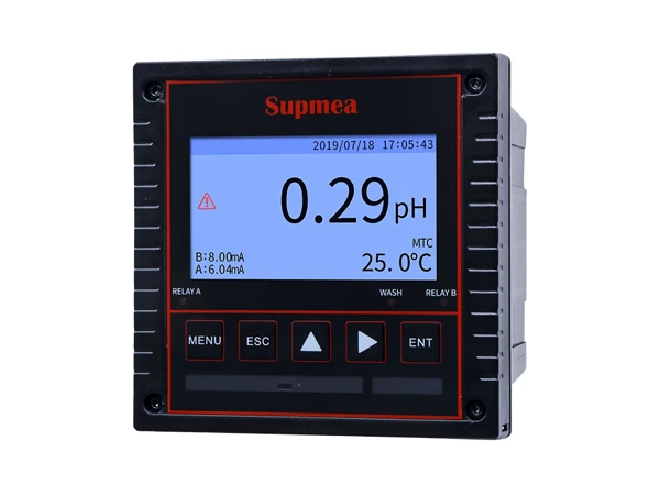 A pH water analysis controller