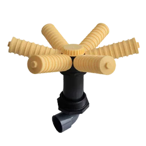 Six claw type water distributor.