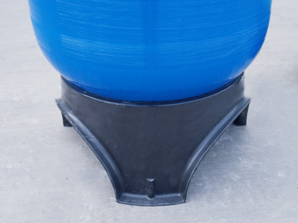 A detail of base of FRP tanks.