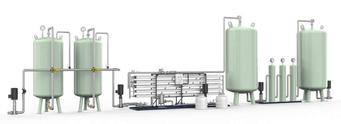 A reverse osmosis system we design.