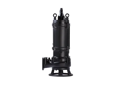 A black WQ submersible sewage pump